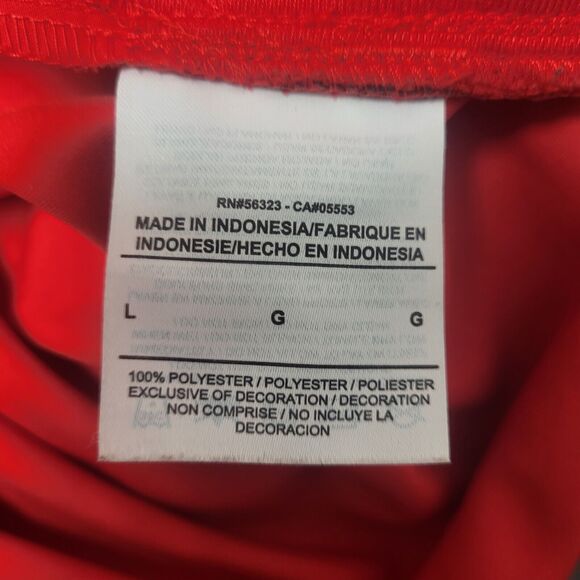 Nike Dri fit Red Full Zip Lightweight Jacket Size Boys Large Houston Basketball - Picture 6 of 7